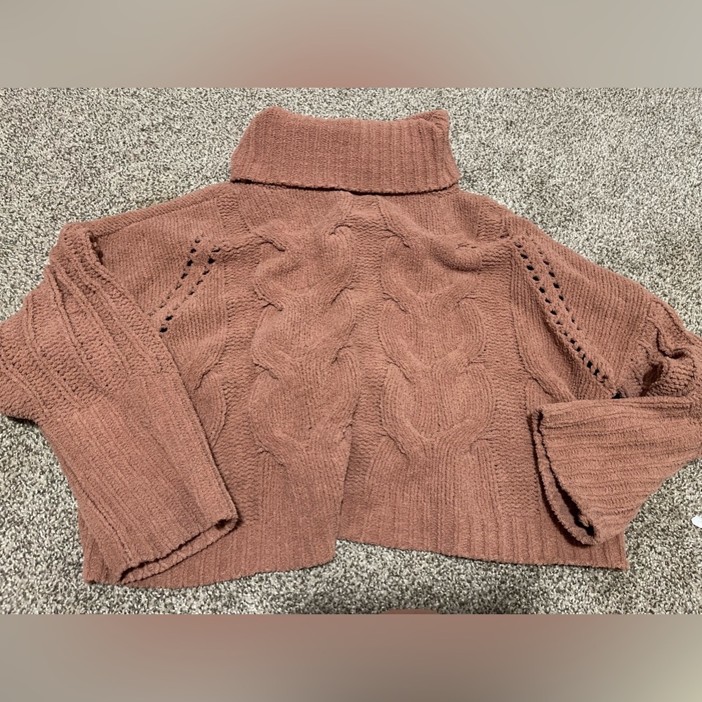 Moon and Madison Size Medium Nude Sweater